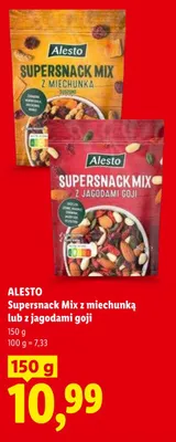 Supersnack Mix z jagodami goji Alesto promocja w Lidl