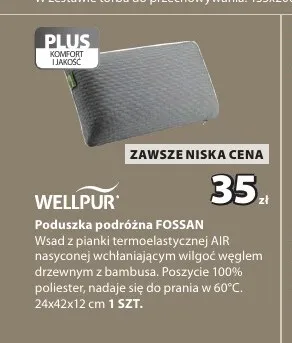 Poduszka podróżna FOSSAN Wellpur promocja w Jysk