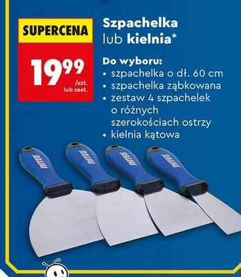 Szpachelka lub kielnia promocja w Biedronka