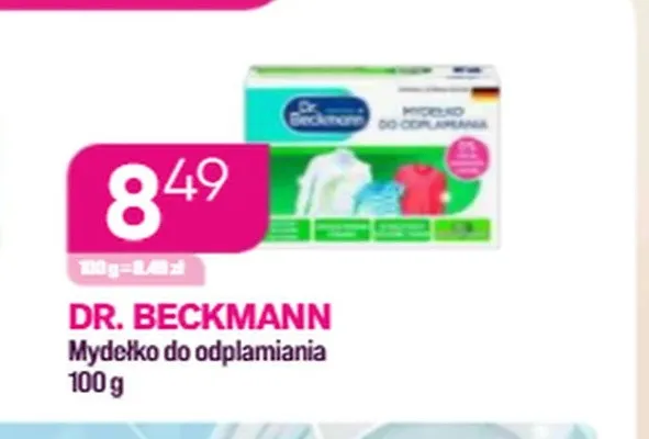 Mydełko do odplamiania Dr. Beckmann promocja w Drogerie Koliber