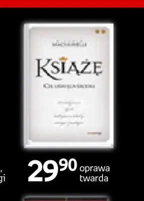 Książka Książę Niccolò Machiavelli promocja w Empik