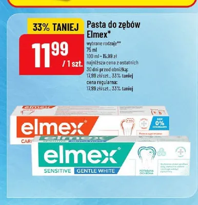 Pasta do zębów Elmex Caries Protection promocja w POLOmarket