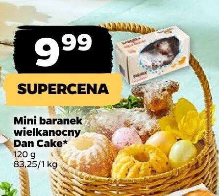 Mini baranek wielkanocny Dan Cake promocja w Netto