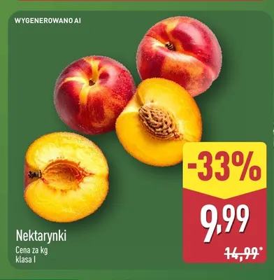 Nektarynki promocja w Aldi