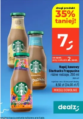 Napój kawowy Frappucino różne rodzaje promocja w Dealz