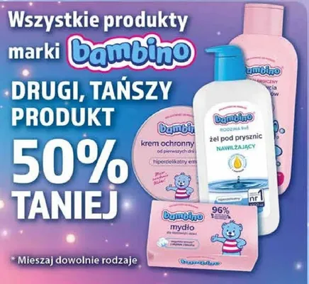 Wszystkie produkty drugi -50% promocja w Dino