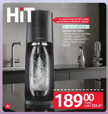 Saturator Terra SodaStream promocja w Selgros