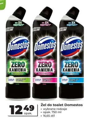 Żel do toalet Domestos Zero Kamienia Lime promocja w Odido