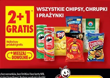 Chipsy chrupki i prażynki promocja w Biedronka