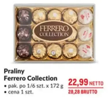 Praliny Ferrero Collection promocja w Makro