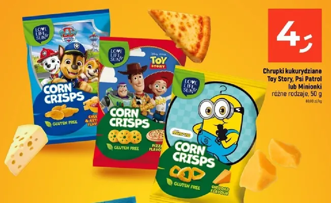 Chrupki kukurydziane Psi Patrol Love Life & Sun promocja w Dealz