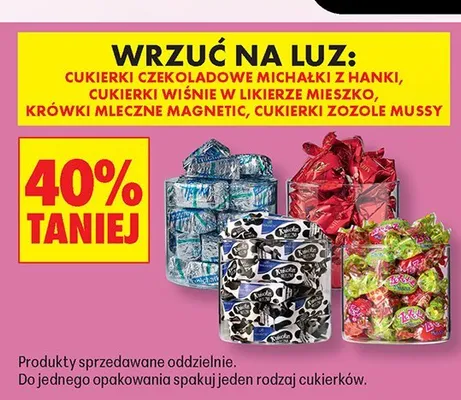 Cukierki Wiśnie w likierze Mieszko promocja w Biedronka