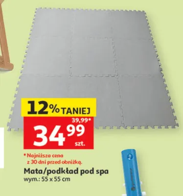 Mata/podkład pod spa 55x55cm promocja w Auchan