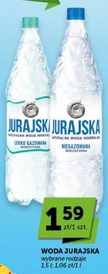 Woda mineralna Jurajska Niegazowana promocja w ABC