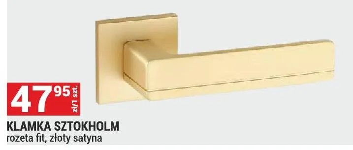 Klamka Sztokholm promocja w Merkury Market