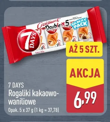 Rogaliki kakaowo-waniliowe 5-pak 7 Days promocja w Aldi