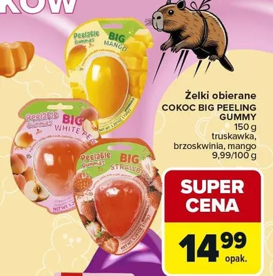 Żelki obierane COQC BIG PEELING GUMMY promocja w Carrefour