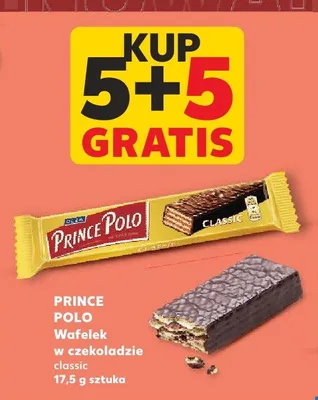 Wafelek w czekoladzie Prince Polo Classic promocja w Kaufland