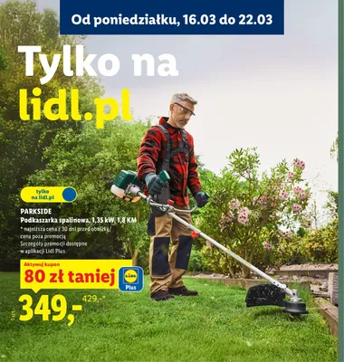 Podkaszarka spalinowa promocja w Lidl