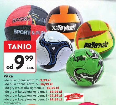 Piłka do piłki nożnej rozm. 5 promocja w Intermarche