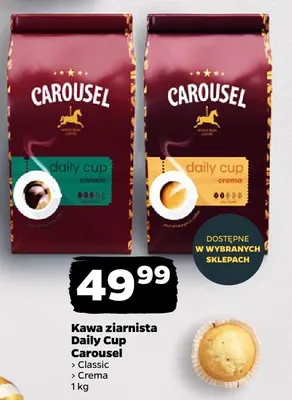 Kawa ziarnista Daily Cup Carousel promocja w Netto