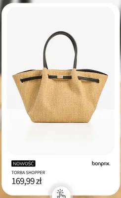 Torba shopper Bonprix promocja w bonprix