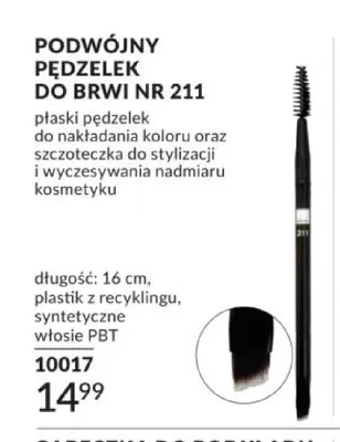 Podwójny pędzelek do brwi nr 211 Avon promocja w AVON