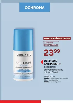 Dezodorant antyperspiracyjny roll-on DERMEDIC ANTIPERSP R promocja w Ziko Dermo