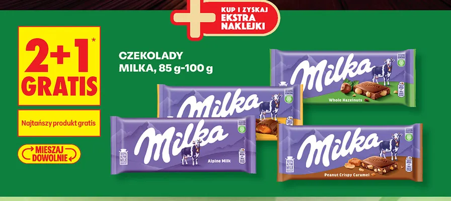 Czekolada Milka Whole Hazelnuts promocja w Biedronka
