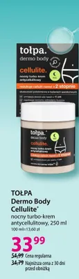 Nocny turbo-krem antycellulitowy Tołpa Dermo Body Cellulite promocja w Hebe