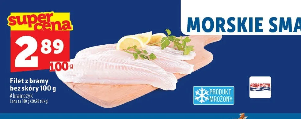 Filet z limandy bez skóry Abramczyk promocja w TOPAZ
