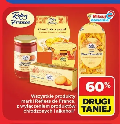 Produkty marki Reflets de France promocja w Carrefour