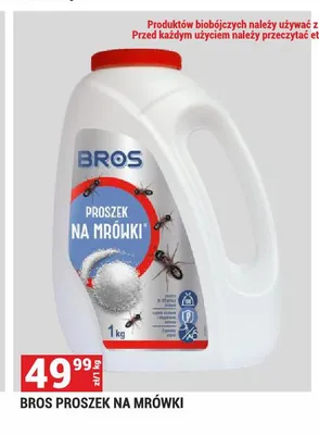 Proszek na mrówki Bros promocja w Merkury Market
