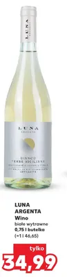Wino argenta bianco białe wytrawne promocja w Kaufland