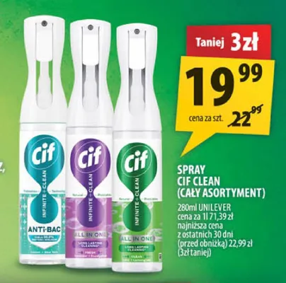 Spray Cif Clean promocja w Arhelan