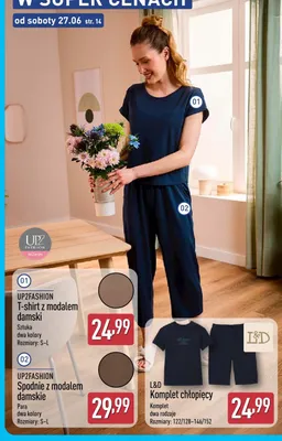 Spodnie z modalem damskie UP2FASHION promocja w Aldi