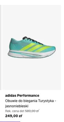 Obuwie do biegania adidas Performance Turystyka jasnoniebieskie promocja w Lounge by Zalando