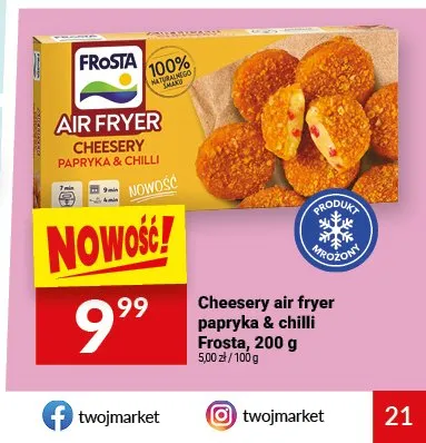 Cheesery air fryer papryka & chilli Frosta promocja w Twój Market