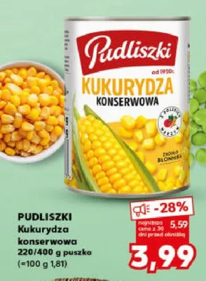 Kukurydza konserwowa promocja w Kaufland