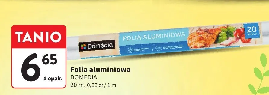 Folia aluminiowa promocja w Intermarche
