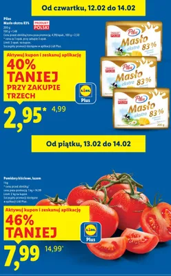 Pomidory kiściowe, luzem promocja w Lidl