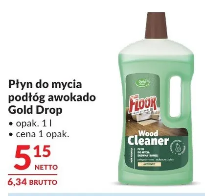 Płyn do mycia podłóg awokado Gold Drop promocja w Makro
