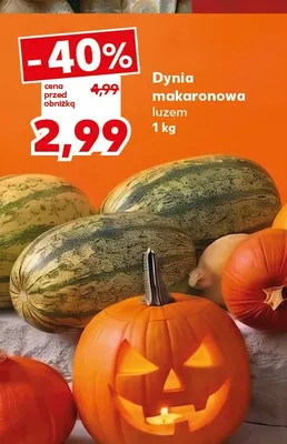 Dynia makaronowa promocja w Kaufland