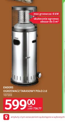 Ogrzewacz tarasowy Polo 2,0 Enders promocja w Selgros