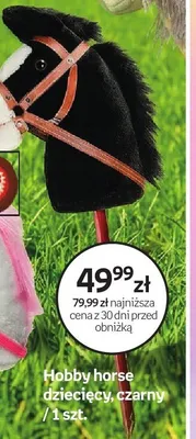Hobby horse dziecięcy czarny promocja w Empik