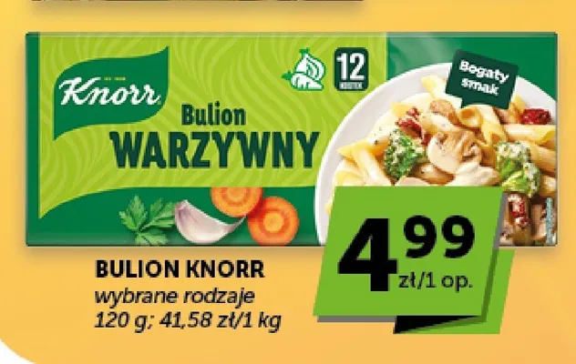 Bulion warzywny Knorr promocja w Groszek