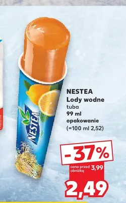 Lody wodne tuba Nestea promocja w Kaufland