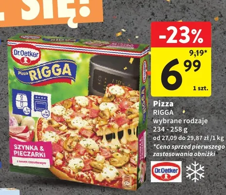 Pizza Rigga Dr. Oetker promocja w Intermarche
