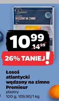 Łosoś atlantycki wędzony na zimno Well done promocja w Netto