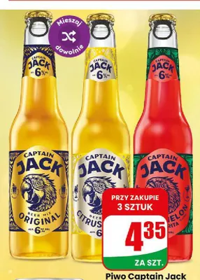 Piwo Captain Jack Melon Rita promocja w Dino